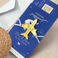Royal Blue Passport Wedding Invitations