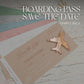 Boarding Pass Save the Date Sample Pack