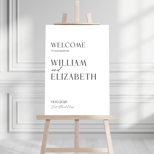 Classic Welcome Sign