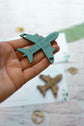 Sage Green Eucalyptus Boarding Pass Save the Dates