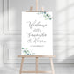 Eucalyptus Welcome Sign