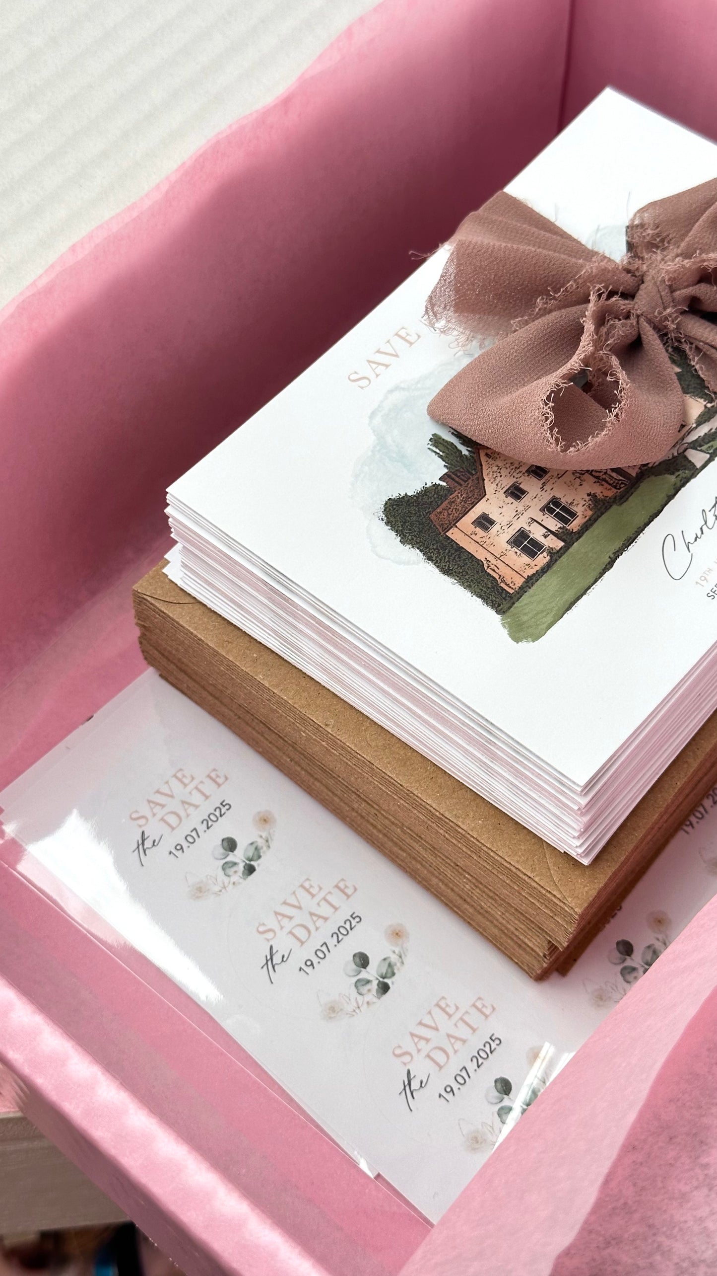 Notley Abbey Illustrated Save the Dates