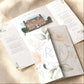 Ivory Roses Illustrated Gatefold Wedding Invitation