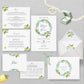 Lemon Stacked Wedding Invitations