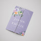 Lilac & Orange Floral Illustrated Gatefold Wedding Invitation