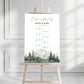 Lakes and Mountains Order of the Day Sign