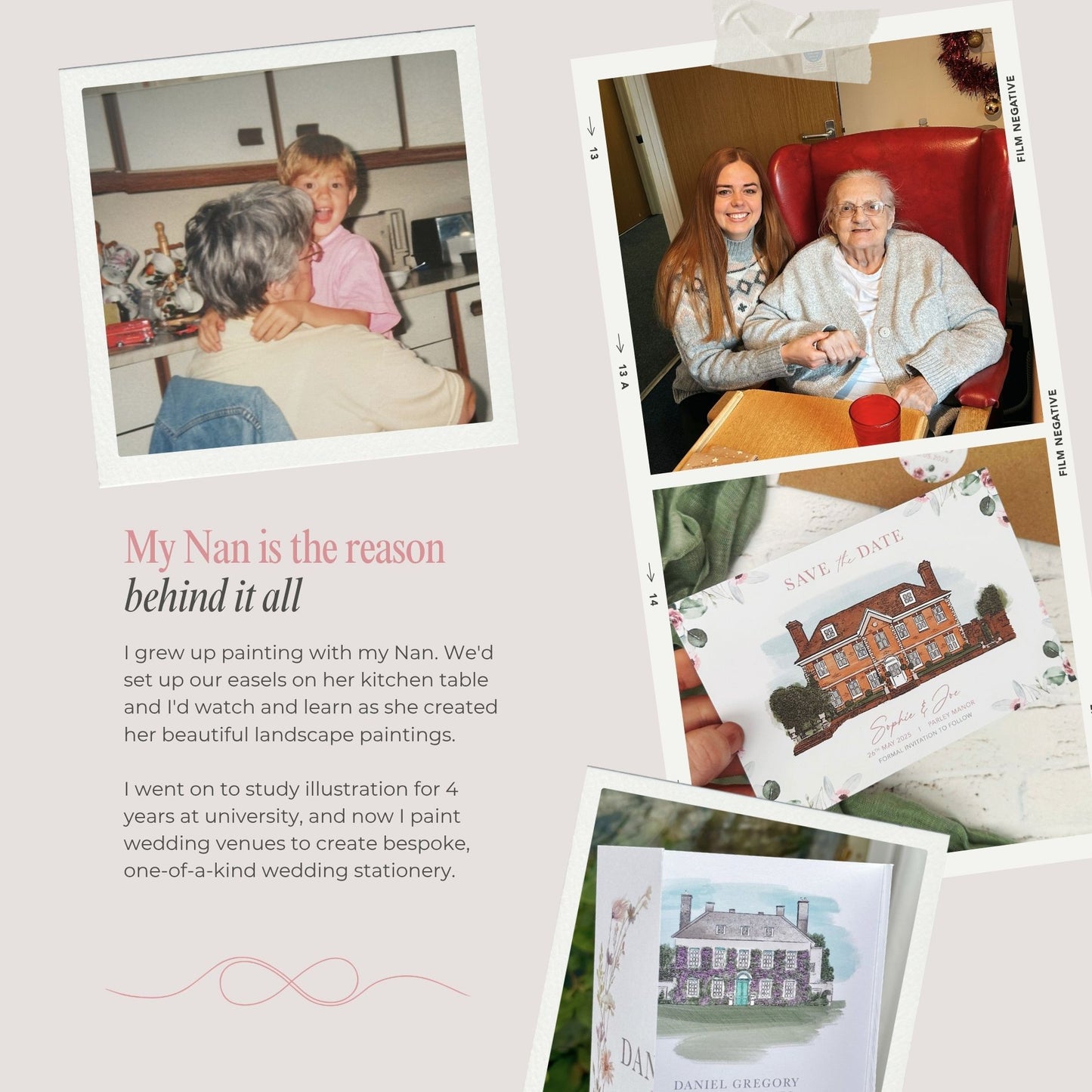 Notley Abbey Illustrated Save the Dates