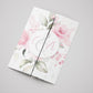 Pink Roses Illustrated Gatefold Wedding Invitation