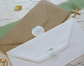 Sage Green Eucalyptus Boarding Pass Save the Dates