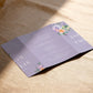 Lilac & Orange Floral Illustrated Gatefold Wedding Invitation