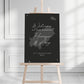 Black and White Destination Welcome Sign