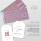 Dusky Pink Passport Wedding Invitations