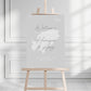 Light Grey Destination Welcome Sign