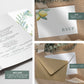 Lemon Illustrated Gatefold Wedding Invitation