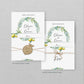 Lemon Stacked Wedding Invitations