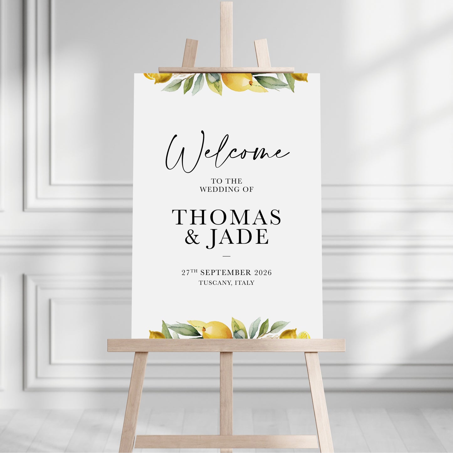 Lemon Welcome Sign
