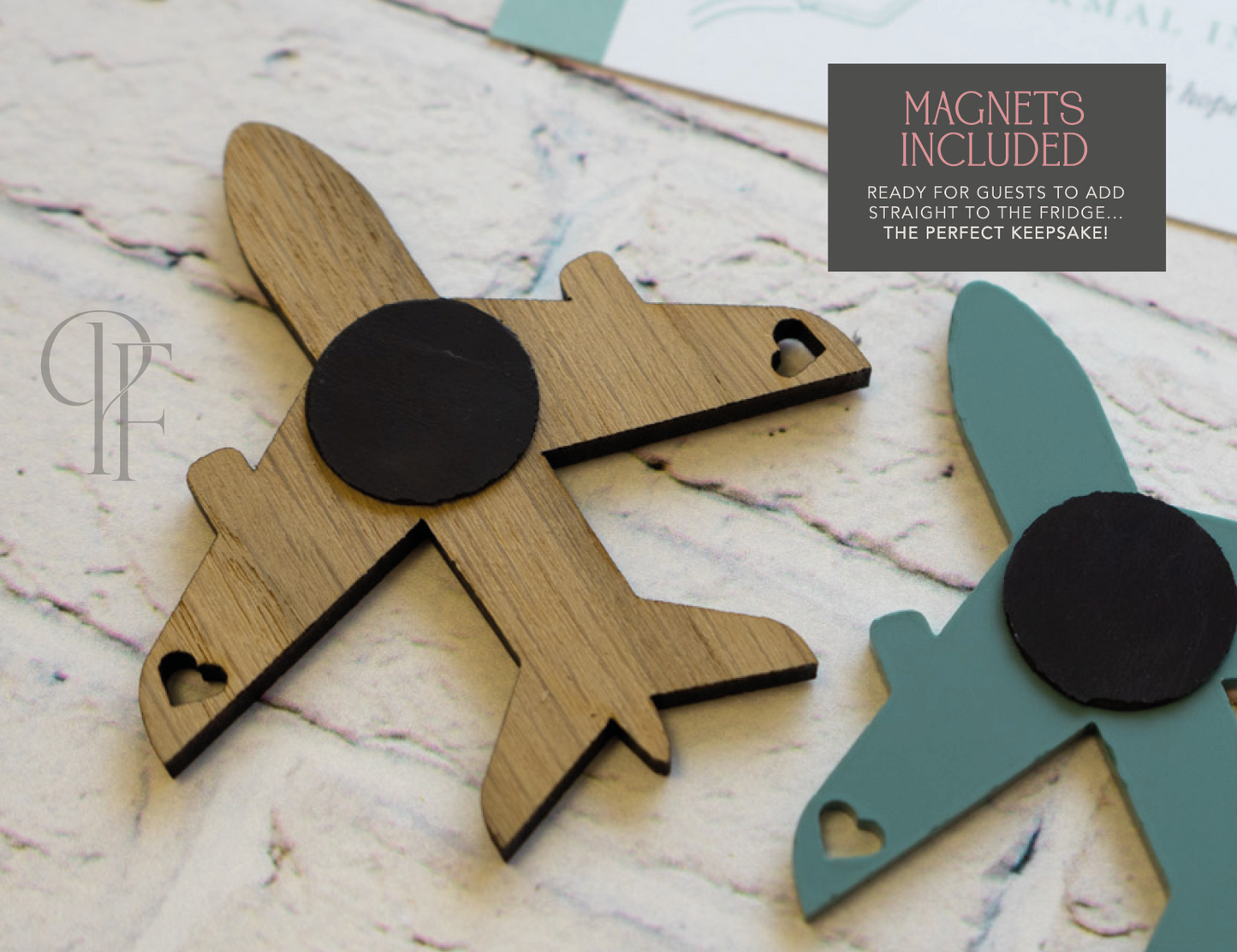 Sage Green Eucalyptus Boarding Pass Save the Dates
