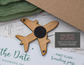 Lemon Boarding Pass Save the Dates
