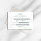 Lakes and Mountains Illustrated Gatefold Wedding Invitation