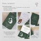 Pine Green Passport Wedding Invitations