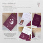Plum Passport Wedding Invitations