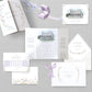 Spring Wildflowers Illustrated Gatefold Wedding Invitation