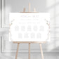 Spring Meadow Wildflowers Table Plan Sign
